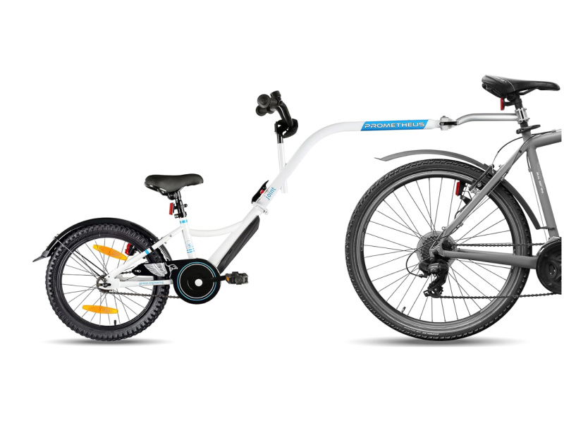 Fahrrad mit Nachläufer